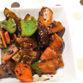 ゑてう's cooksnap of when they made 甘辛☆ナスと玉ねぎのごま味噌炒め.