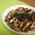ともぱんたから's cooksnap of when they made おくらのモチモチお好み焼き☆卵なし☆.