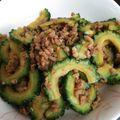 kotton306's cooksnap of when they made 焼肉のたれで作るゴーヤの肉佃煮.
