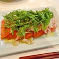 みじとら's cooksnap of when they made 超簡単！新たまねぎのトマトサラダ☆.