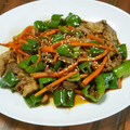 Coo1215's cooksnap of when they made さっとできる～ピーマンと牛肉の甘辛炒め.