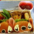 すがくーこ's cooksnap of when they made スティッチ　キャラ弁♪.