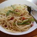 えぃみん's cooksnap of when they made アスパラとベーコンのスパゲティ.