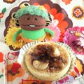 みなみんくっきんぐ's cooksnap of when they made ココア×ピーナツバターバナナトースト.