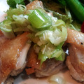 mocoann430's cooksnap of when they made 簡単ネギ塩チキン♡.