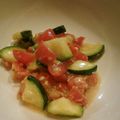 MaKo2mama's cooksnap of when they made トマトとズッキーニの酢みそ和え.