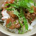 ぽんずー's cooksnap of when they made ピリ辛！まぐろのポキ丼.