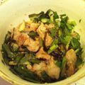 ゆりりん２９'s cooksnap of when they made 豚肉の塩昆布ニラだれ和え.
