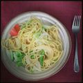 yuming219's cooksnap of when they made 春キャベツと新玉葱の春のホワイトパスタ.