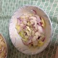 yoshume's cooksnap of when they made キャベツと紫玉ねぎのさっぱりサラダ.
