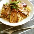 ちぃぃび太's cooksnap of when they made 庶民派☆茄子と茗荷の冷製パスタ.