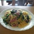 サーフブレイド's cooksnap of when they made ✿ほうれん草とベーコンの和風パスタ✿.