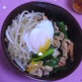 みんみのキッチン's cooksnap of when they made 胡麻油の力！豚キムチ丼.