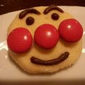 ☆まこどん★'s cooksnap of when they made チョコペンで簡単アンパンマンクッキー♪.