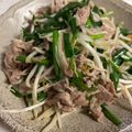 ロミみ's cooksnap of when they made 豚ニラもやし炒め.