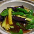 初レポまにあ's cooksnap of when they made 揚げ焼きで簡単!茄子とピーマンの煮浸し.