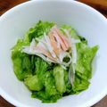 YCHキッチン's cooksnap of when they made レタスとカニカマのナムル風サラダ.