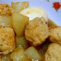 liz124's cooksnap of when they made 鶏団子と大根の煮もの.