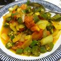 記夫人's cooksnap of when they made オクラ・インディアン風.