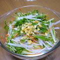 ごーあい's cooksnap of when they made ハリハリカリカリ大根水菜お揚げサラダ.