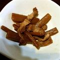 shizuとreo's cooksnap of when they made ふきと油揚げの煮物.