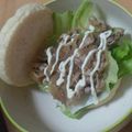 ricomimi's cooksnap of when they made マーガリンで豚の生姜焼きサンド.