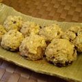 makochip's cooksnap of when they made 残った焼き魚で♪そぼろ手まりおにぎり.