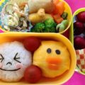にゃにまさん's cooksnap of when they made LINEでお馴染みのムーン キャラ弁.