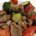 pyorohane's cooksnap of when they made 鶏皮のバルサミコマリネ☆サラダ仕立て.