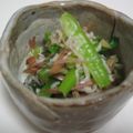 たべたいち's cooksnap of when they made 小松菜、ミョウガ、シラスの三昧一体おひたし.