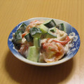 もんしゅしゅ's cooksnap of when they made 簡単♪トマトときゅうりのカニカマサラダ.