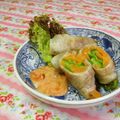 赤い電話's cooksnap of when they made レンジで簡単　野菜の肉巻きオーロラソース.