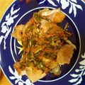 tomo214's cooksnap of when they made 鶏のから揚げ香味ソースがけ.
