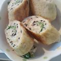 かえそうま's cooksnap of when they made 運動会に！ひき肉と豆苗の油揚げ巻き.