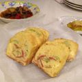 ロコモコ's cooksnap of when they made 簡単！そら豆とグリンピースのケークサレ.