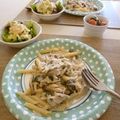 四谷わかば's cooksnap of when they made きのこクリームペンネ★海苔チーズソース.