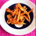 momojueves's cooksnap of when they made エリンギのケチャップ炒め.