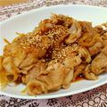 きゃにゃにゃ's cooksnap of when they made 豚肉しょうが焼き.