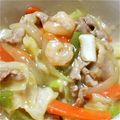 アイヒロ's cooksnap of when they made オイスターソースで簡単中華あんかけそば☆.