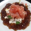 えみにゅん's cooksnap of when they made まぐろのタルタル風～だし醤油のジュレ。.
