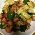あさひな☆'s cooksnap of when they made タコと胡瓜の簡単キムチの素和え.