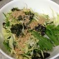 やえまりも's cooksnap of when they made 簡単☆水菜とじゃこのシャキシャキサラダ.