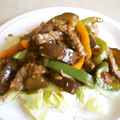 aki0103's cooksnap of when they made なすと牛肉のオイスター炒め.