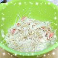 megmeg794's cooksnap of when they made ５分で‼もやしカニカマ玉ねぎのサラダ☆.