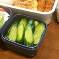 Ｐ子ママ's cooksnap of when they made からし胡瓜.