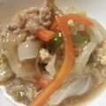 INAneBA's cooksnap of when they made 豚肉とたっぷり野菜のオイスターソース煮.