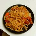 もりっさ's cooksnap of when they made ☆独りランチクリーミーなうどんナポリタン.