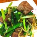 陸のペンギン's cooksnap of when they made 簡単★うちのレバニラ炒め.