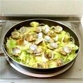 クラウン1121's cooksnap of when they made フライパンで！あさりとキャベツのパスタ♪.