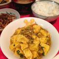 ポヨちママ's cooksnap of when they made ★カレー風味の麻婆豆腐□□□　*Ym*.